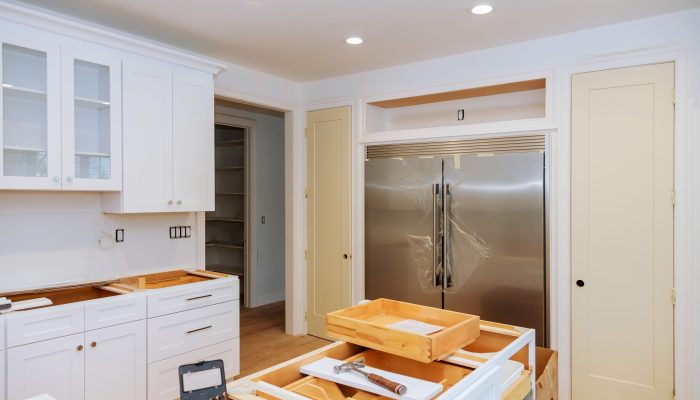 Installed in a new cabinet nome improvement kitchen